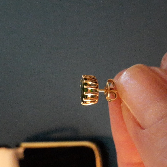 Chrome Diopside in 10k yg - Picture 2 of 3